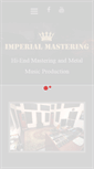 Mobile Screenshot of imperialmastering.com